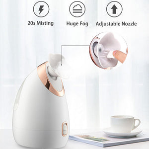 Facial Steamer for Face Nano Ionic Steamer for Home Facial Spa, Unclogs Pores, Warm Mist Humidifier Atomizer - 200190142 Find Epic Store