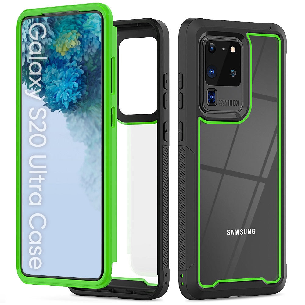 Shockproof Phone Cases for Samsung Galaxy S20 Plus,PC+TPU Hybrid Full-Body Protect Anti-Knock Phone Shell for Galaxy S20 Ultra - 380230 Find Epic Store