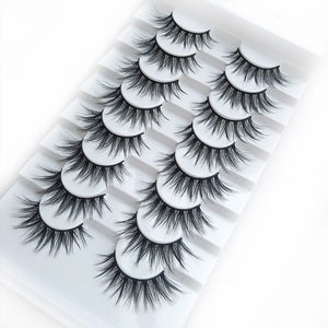 8 pairs of handmade mink eyelashes 5D eyelashes extensions - 200001197 0.07mm / 5D-37 / United States Find Epic Store