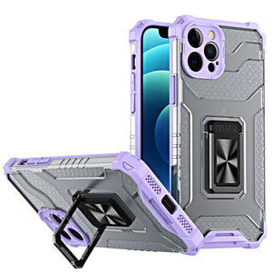 Purple Color Case for iPhone 11 12 13 Pro XS Max XR Case, Crystal Anti-Scratch with 360 Degree Rotation Ring Kickstand(Work with Magnetic Car Mount) - 380230 for iPhone 7 8 / Purple / United States Find Epic Store