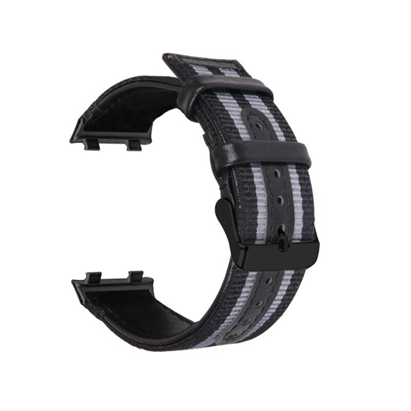 41mm 46mm Watch Strap for OPPO Watch 46mm Nylon Band Replacement Bracelet for OPPO Watch 41mm Braided Fabric Band Watch Band - 200000127 United States / black gray / 46mm Find Epic Store