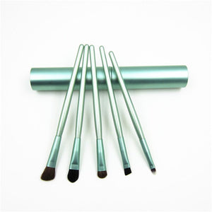 5 pcs Aluminum Tube Makeup Brush - 200001189 05 / United States Find Epic Store