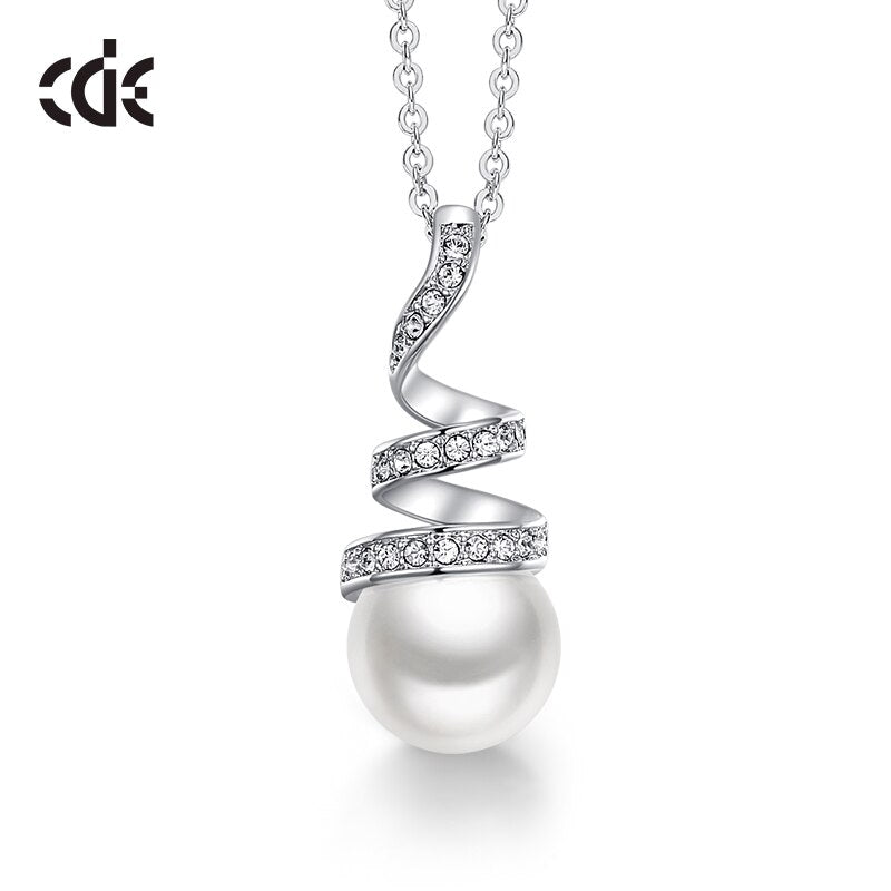 Fashion Pearl Pendant Necklace - 200000162 White / United States / 40cm Find Epic Store
