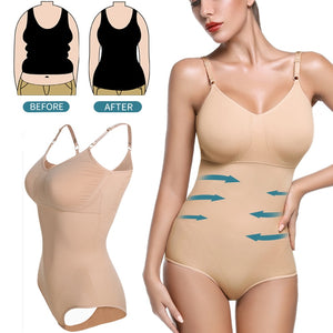 Bodysuit Shapewear Waist Trainer Full Body Shaper Women Tummy Control Slimming Sheath Abdomen Shapers Slim Corset Modeling Belt - 31205 Find Epic Store