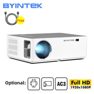 BYINTEK K20 Full HD 1080P 3D Smart Android Wifi 300inch Home Theater Game LED Video Projector Beamer for 4K Cinema - 2107 Find Epic Store