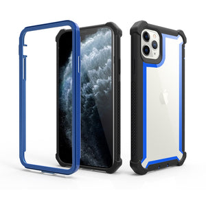 Blue Black Color Case - Shockproof Bumper Transparent TPU Phone Case For iPhone 12 Mini 12 11 Pro Max X XR XS Max SE 2020 6 6S 8 Plus Back Cover - 380230 For iPhone 6 / Blue Black Case / United States Find Epic Store