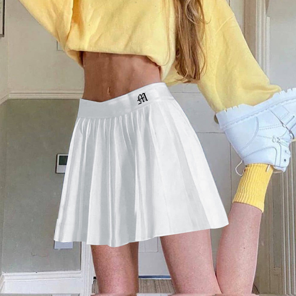 White Pleated Skirt - 349 Find Epic Store