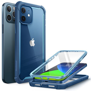 Case for iPhone 12 Case/12 Pro Case 6.1 inch (2020) I-BLASON Ares Full-Body Rugged Clear Bumper Cover with Built-in Screen Protector - 0 Find Epic Store