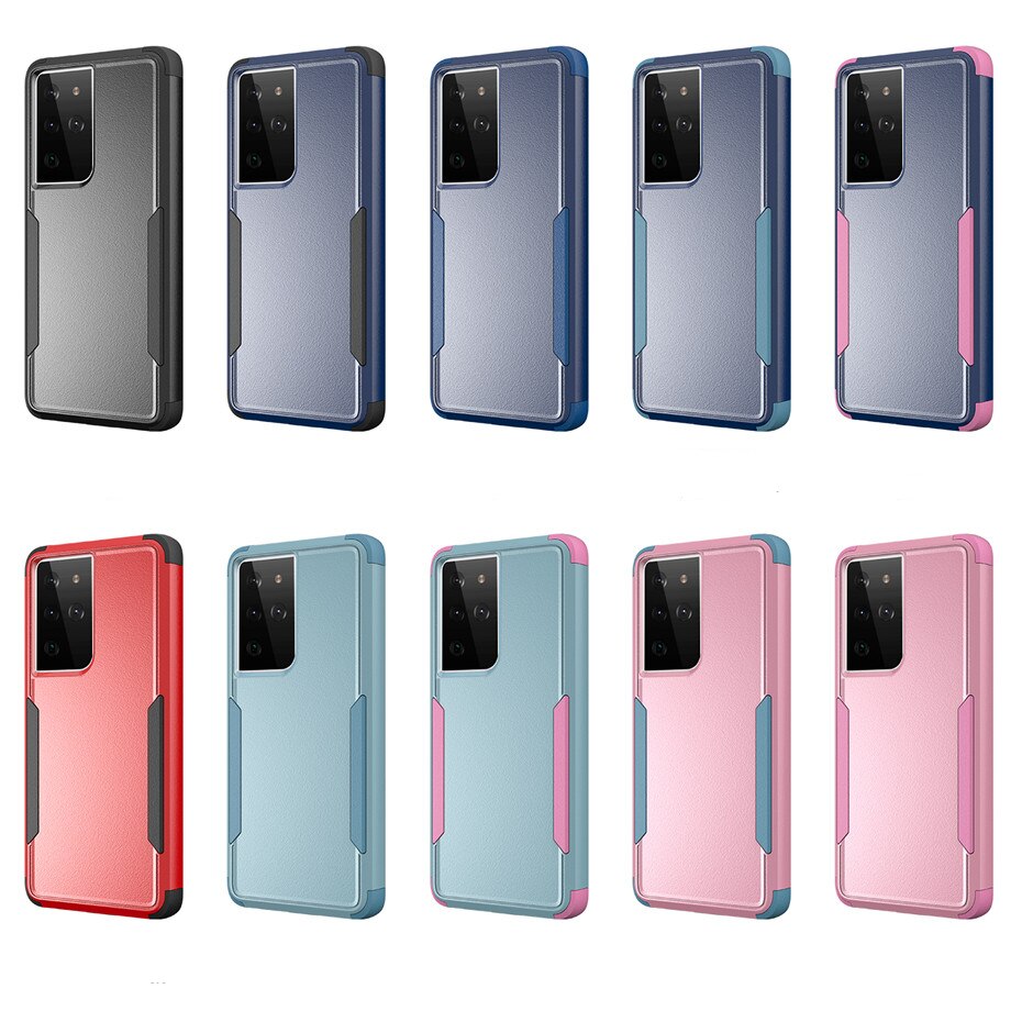 Shockproof Bumper Transparent TPU Phone Case For Samsung Galaxy S21/S21 Plus/S21 Ultra - 380230 Find Epic Store