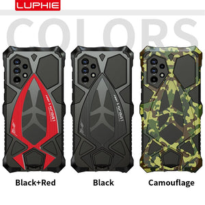 For Samsung Galaxy A72 A52 Case,LUPHIE Metal Armor Rosdster Phone Case 360 All Round Coverage Protection Cool Travelling Cover - 380230 Find Epic Store