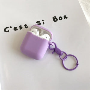 Silicone for Airpods Cases Cover Luxury Cute Airpods2 Earphone Protector Air Pods Accessories with Keychain for Airpods 2 1 Case - 200001619 Find Epic Store