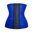 S-6XL Latex Waist Cincher Steel Boned Waist Trainer Corset Underwear Slimming Body Shaper Shapewear Modeling Strap Tummy Control - 31205 Blue / Asian(S)US(M) / United States Find Epic Store