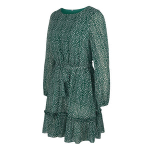 Ruffle Long Sleeve Dress - 200000347 Find Epic Store