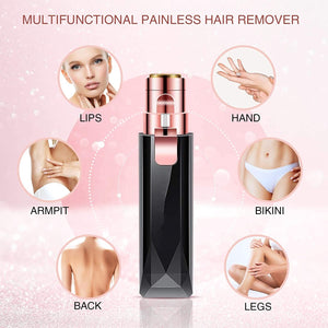 2W Women 2 in 1 Electric Lipstick Female Hair Remover Body Facial Neck Leg Hair Remover Eyebrow Trimmer Painless Shaving Machine - 66010102 Find Epic Store