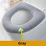 Winter Warm Toilet Seat Cover Closestool Mat 1Pcs Washable Bathroom Accessories Knitting Pure Color Soft O-shape Pad Bidet Cover - 0 Find Epic Store