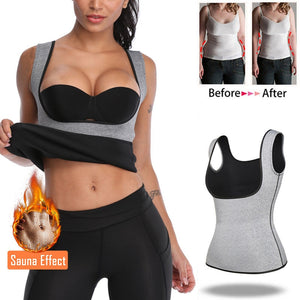 Women Sauna Sweat Vest Weight Loss Shapewear Waist Trainer Tummy Slimming Sheath Workout Body Shaper Corset Fitness Slim Top - 31205 Find Epic Store