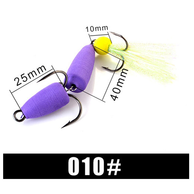 ZK30 1pc Fishing Lure Soft Lures Foam Bait Swimbait Wobbler Bass Pike Lure Insect Artificial Baits Pesca - 100005544 010 / United States Find Epic Store