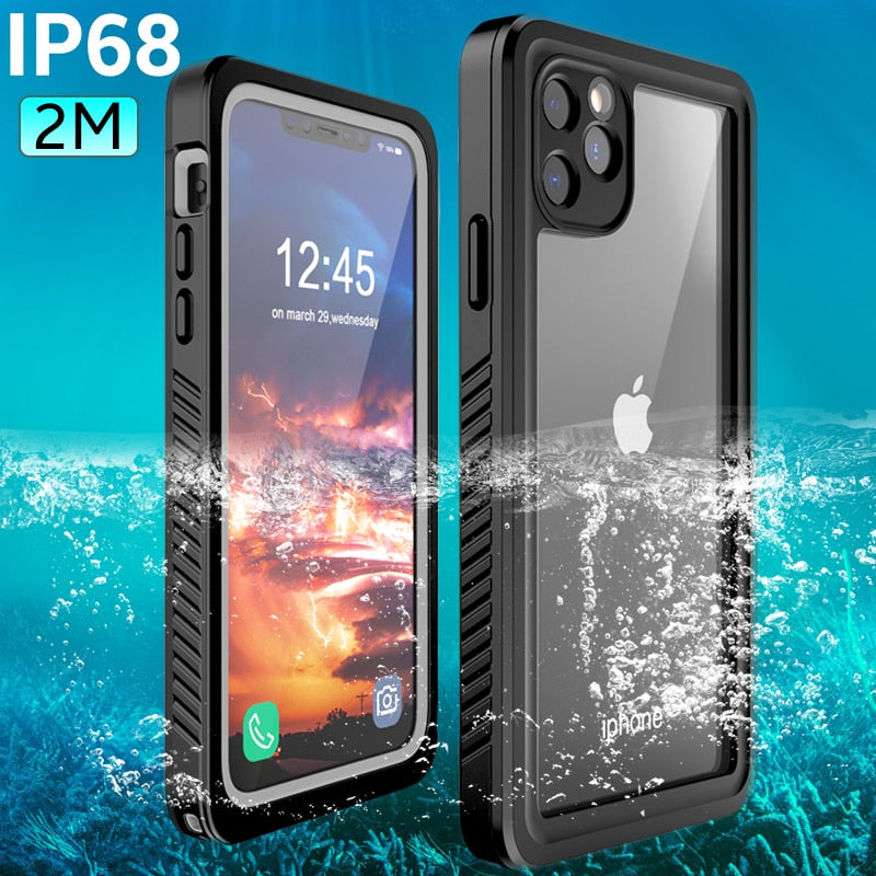 2M IP68 Waterproof Case for iPhone 11 Pro Max XR X XS MAX SE Shockproof Outdoor Diving Case Cover For iPhone 7 8 6 6S Plus 5 5S - 380230 Find Epic Store