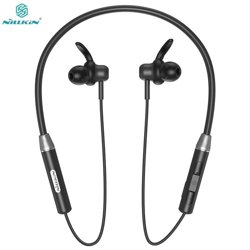 NILLKIN Wireless Magnetic Flexible Neckband Earbud IPX4 waterproof Sport Stereo For iPhone Samsung Xiaomi Bluetooth 5.0 Earphone - 63705 Find Epic Store