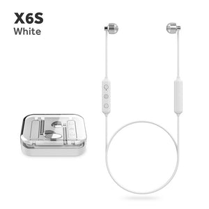 Magnetic Bluetooth 5.0 Sports Headset Mini Wireless Sports Earphones X6S HIFI Stereo Sound Rich Bass Headset With Charging Box - 63705 White / United States Find Epic Store