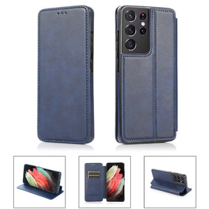 Black Leather Flip Case For Samsung Galaxy S21 S20 Ultra Plus S9 S8 S10 Plus S10E Note Note 20 Ultra 8 9 10 Plus S21 Wallet Flip Cover - 380230 Find Epic Store