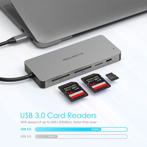 USB HUB to Multi USB 3.0 HDMI Adapter Dock for M1 MacBook Pro Air 13.3 Accessories USB-C Type C SD TF Splitter 11 Port USB C HUB - 0 Find Epic Store