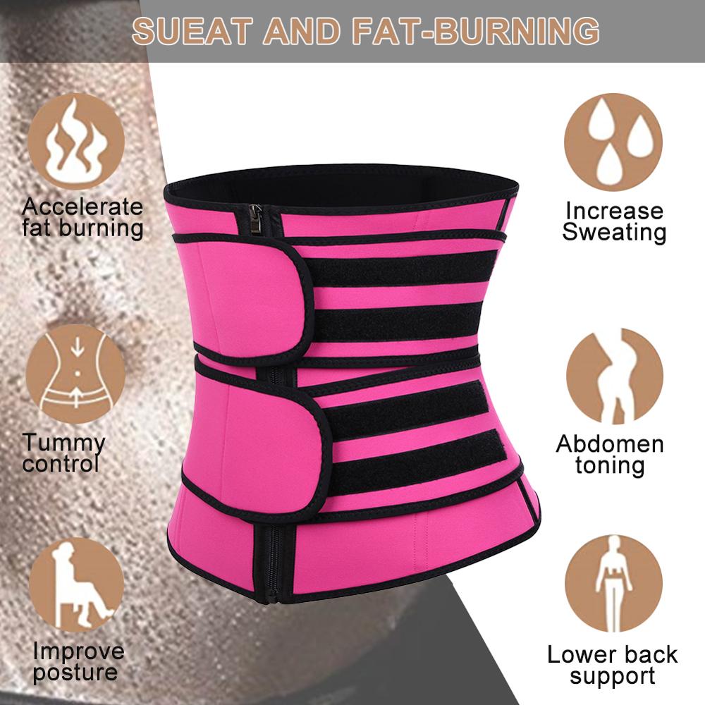 Neoprene Sauna Waist Trainer Girdle Body Shaper Corset Sweat Slimming Belt for Women Weight Loss Compression Trimmer Fitness - 31205 Find Epic Store