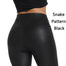 Black PU Leather Skinny High Waist Pants - 200000614 snake pattern black / XS / United States Find Epic Store