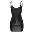 Spaghetti Strap Sleeveless Leather Dress - 200000601 Find Epic Store