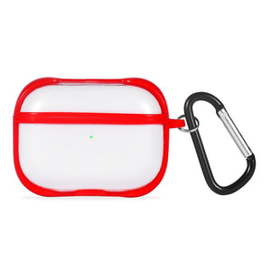 Case for AirPods Pro Case Transparent Cases Keychain Earphone Accessories [Fingerprint Resistant Matte Surface] for AirPods Case - 200001619 United States / red Find Epic Store