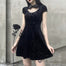 Peter Pan Collar Lace Button Dress - 200000601 Find Epic Store