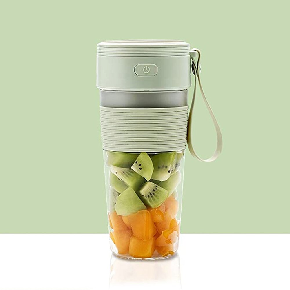 300ml Portable Juicer Electric USB Rechargeable Smoothie Blender Machine Mixer Mini Juice Maker Fast Food Processor Mobile Mixer - 611 Green / United States / 6V Find Epic Store