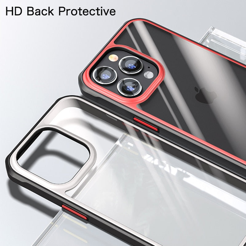 For iPhone 13 Pro Max Case 6.7 inch(2021), [Military Grade Drop Protection], Non-Yellowing Clear Shockproof Slim Phone Case - 0 Find Epic Store