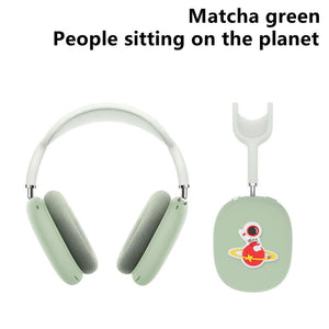 Suitable for Apple AirPods Max protector sleeve cartoon Anime anti-fall Bluetooth headset kawaii silicone for AirPods Max Cases - 200001619 United States / Matcha green Find Epic Store