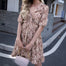 Hollow Lace Pleated Dress - 200000347 Find Epic Store