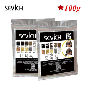 Sevich Hair Building Fiber Powder Refill Bags 100g Anti Hair Loss Products Concealer Refill Fiber Instantly Hair Extension - 200001174 Find Epic Store