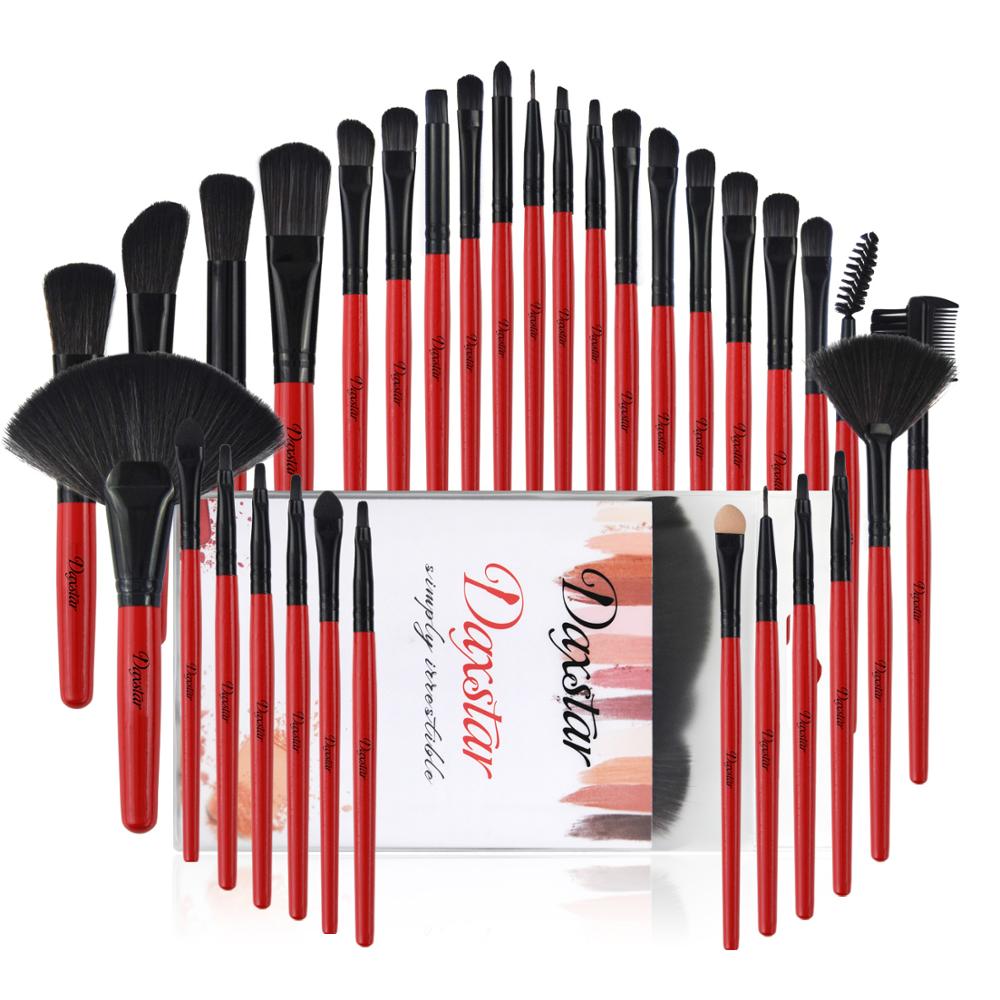 32pcs Women's Fashion synthetic Makeup Brushes Set Powder Foundation Eye shadow Cosmetics Beauty Soft Hair Maquiagem Tool Kits - 200001189 Red / United States Find Epic Store