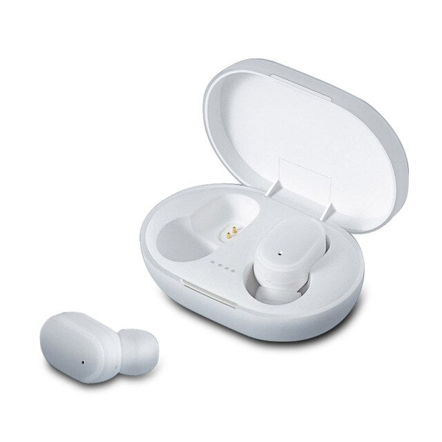 Wireless Bluetooth Earphones TWS Bluetooth 5.0 Stereo Earbuds With Mic Handsfree Tap Control for Xiaomi Redmi iPhone Smartphone - 63705 White / United States Find Epic Store