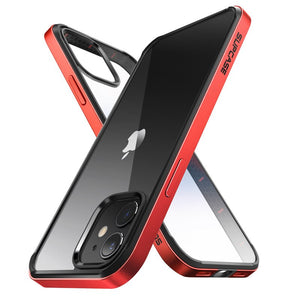 iPhone 12 Case - Slim Frame Cover with TPU Inner Bumper & Transparent Back - 380230 PC + TPU / Red / United States Find Epic Store