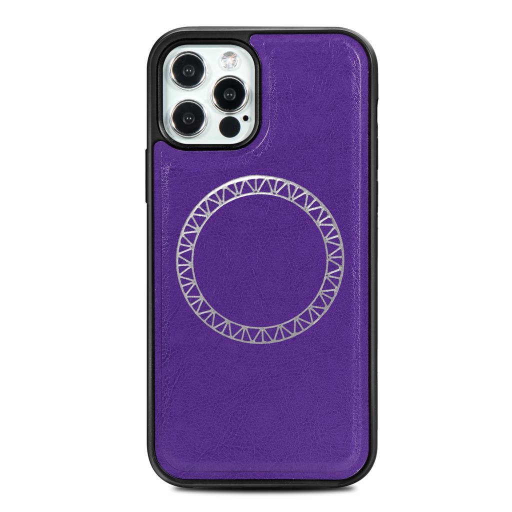 Leather Case For iPhone 12 Pro Max Cover/iPhone 12 mini, Protective Fitted Cover, Shockproof PC Protection Cover Wireless charging - 380230 for iPhone 12 Mini / purple / United States Find Epic Store