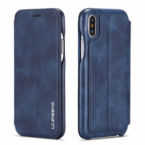 Grey Color Case - Luxury Thin Leather Case Flip Cover for iPhone 12 11 Pro XS Max X XR 8 7 6s Plus SE 2020 Folio Stand Magnetic Coque Card Slot - 380230 For iPhone SE (2020) / Blue / United States Find Epic Store