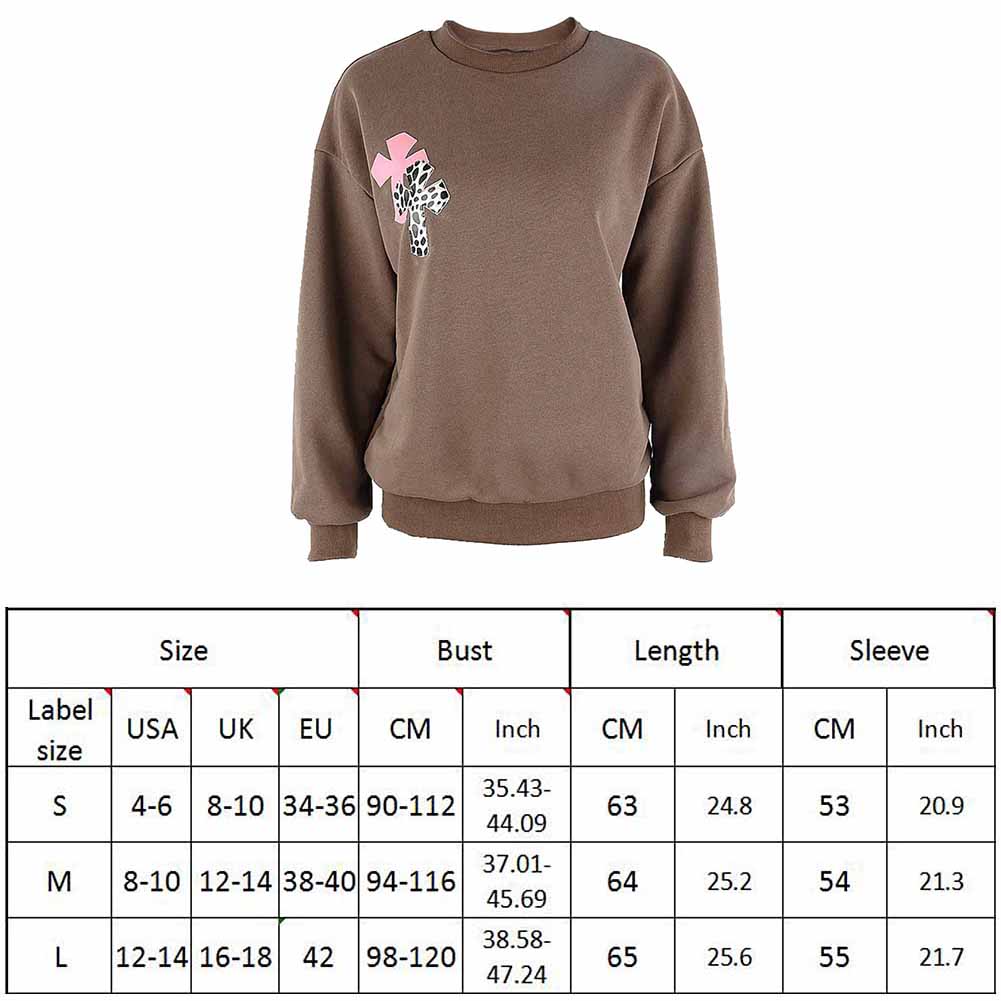 Leopard Print Oversized Sweatshirt - 200000348 Find Epic Store