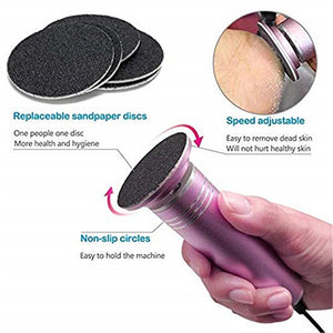 Electric Foot Grinder Multifunctional Foot Grinding Machine Exfoliating Dead Skin Callus Remover Foot Care Pedicure Device 12W - 200001297 Find Epic Store