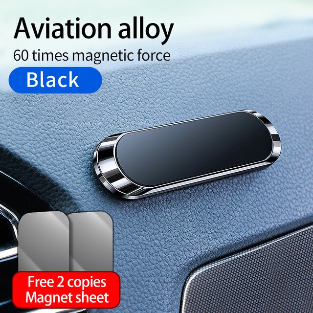 Universal Magnetic Car Phone Holder For iPhone 12 Samsung Xiaomi Huawei Metal Plate Magnet Cell Phone Stand Mobile Phone metal - 5093004 United States / Black Find Epic Store