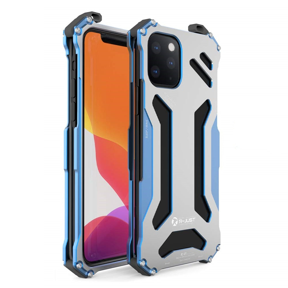 Luxury Metal Armor Case For iPhone 11 Pro XS Max XR X 7 8 Plus SE 2 Protect Cover For iPhone X XR XS Max Hard shockproof Coque - 380230 Find Epic Store