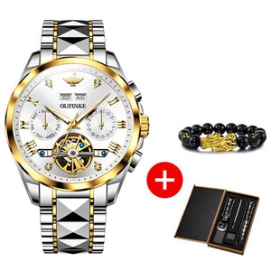 OUPINKE New Fashion Luxury Men Wristwatch - 200033142 white dial / United States Find Epic Store