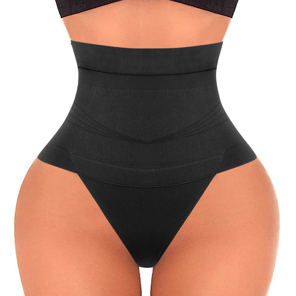 High-Waist Seamless Body Shaper Briefs Waist Trainer Firm Control Tummy Thong Shapewear Panties Girdle Underwear - 0 Find Epic Store