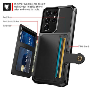 Car Magnetic PU Leather Wallet Phone Case for Samsung Galaxy Note 20 S10 S20 Ultra S9 Plus Note 10 Soft TPU Shockproof Cover - 380230 Find Epic Store