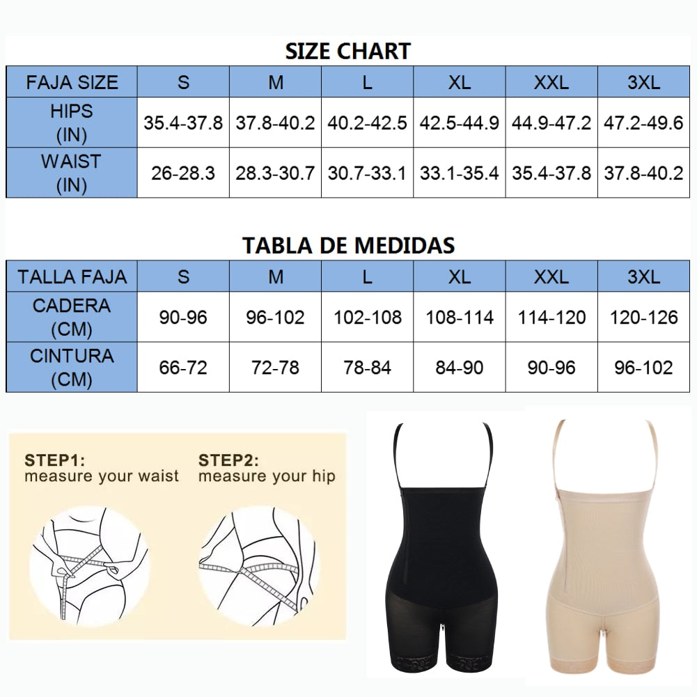 Colombian Reductive Girdles Women Tummy Control Butt Lifter Body Shaper Post Liposuction Waist Trainer Corset Slimming Underwear - 31205 Find Epic Store