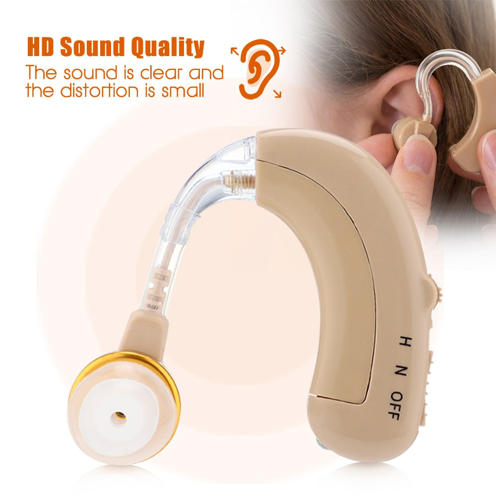 New Rechargeable Hearing Aid Mini Saudifonos Ear Amplifier Digital Hearing Aids BTE Elderly Ear Health Care Hearing Amplifier - 0 Find Epic Store